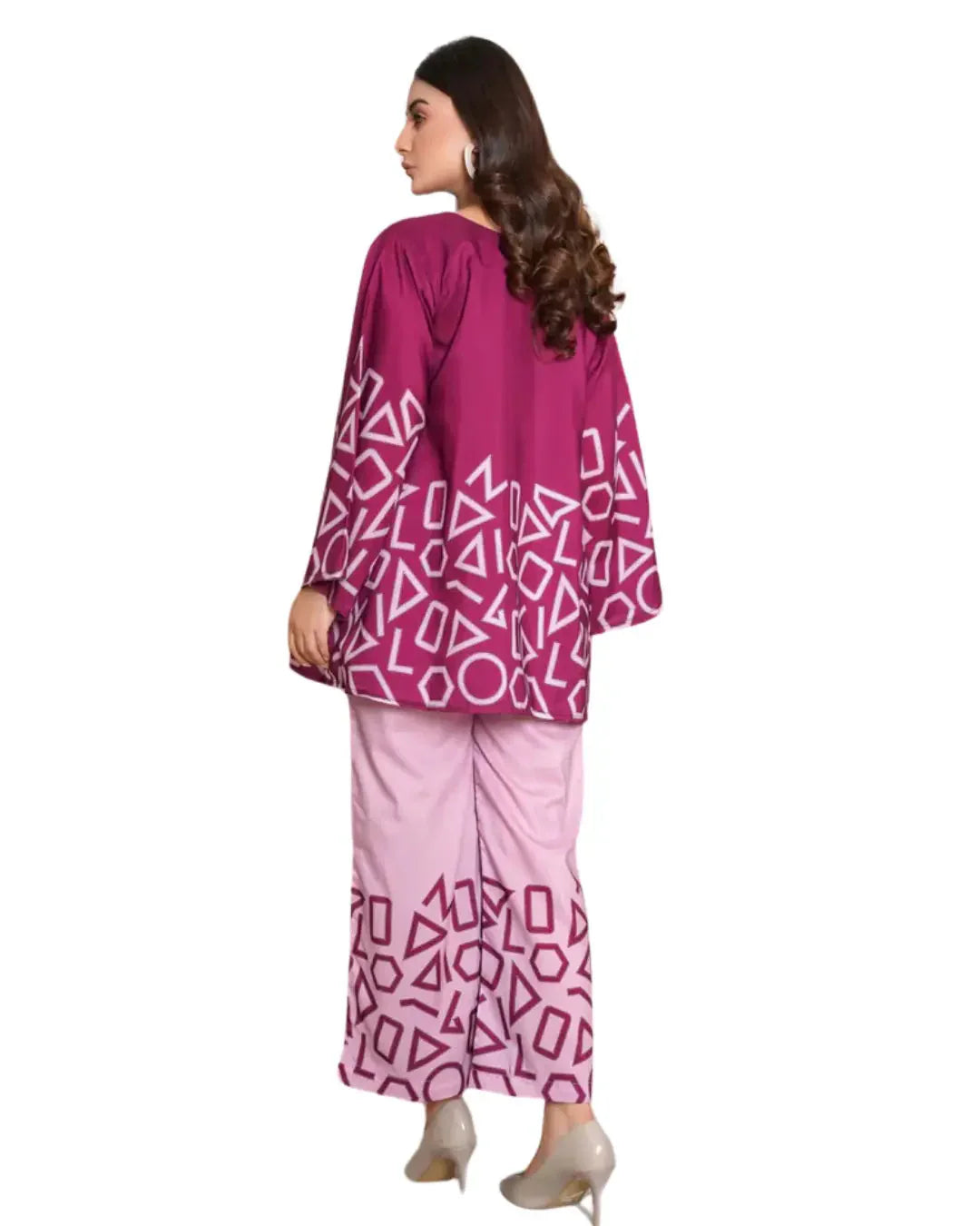 Z11 - Stitched 2 Piece Printed Lawn Co-ord Set