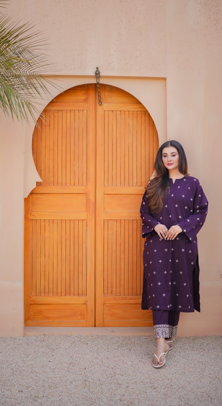 WN FASHION ZAFA LAWN EMB CO-ORD SET