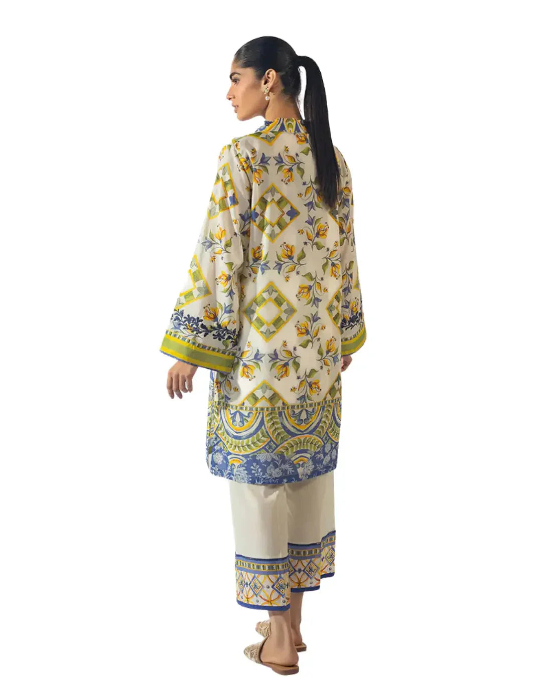 Z01 - Stitched 2 Piece Printed Lawn Co-ord Set