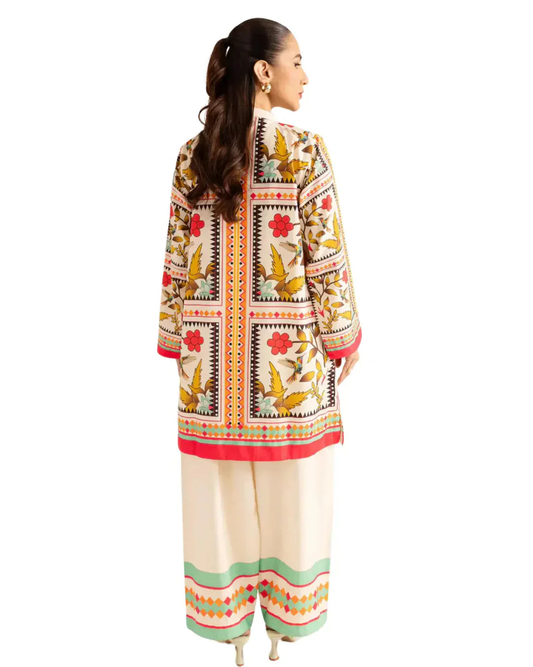 Z10 - Stitched 2 Piece Printed Lawn Co-ord Set