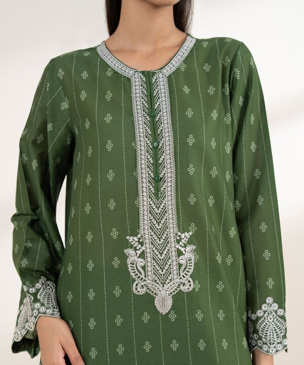 EMBROIDERED LAWN SHIRT