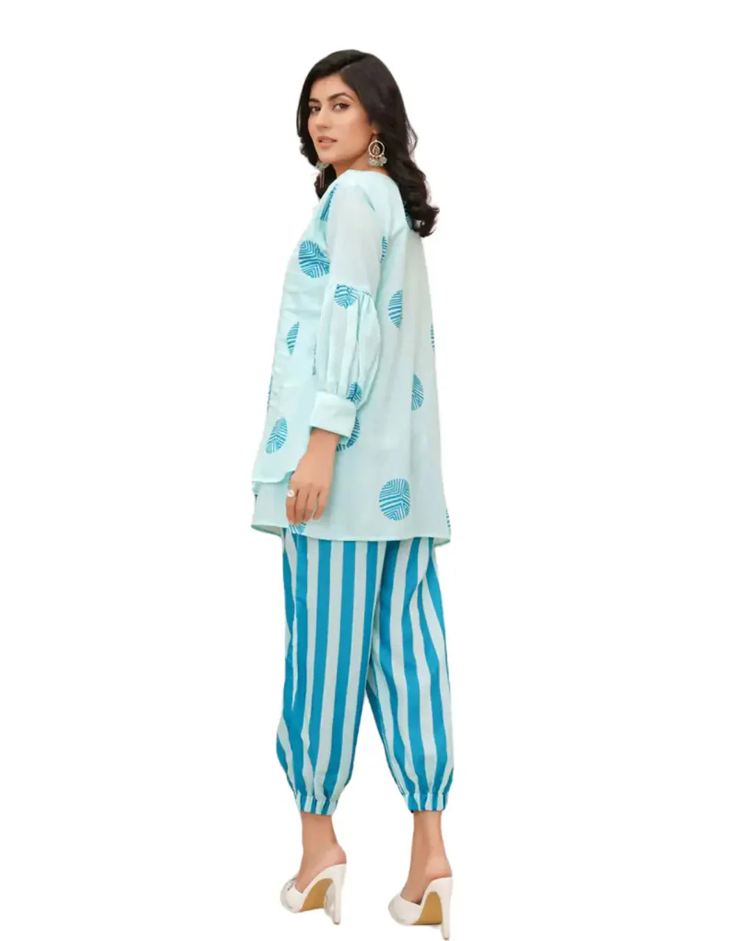 Z17 - Stitched 2 Piece Printed Lawn Co-ord Set