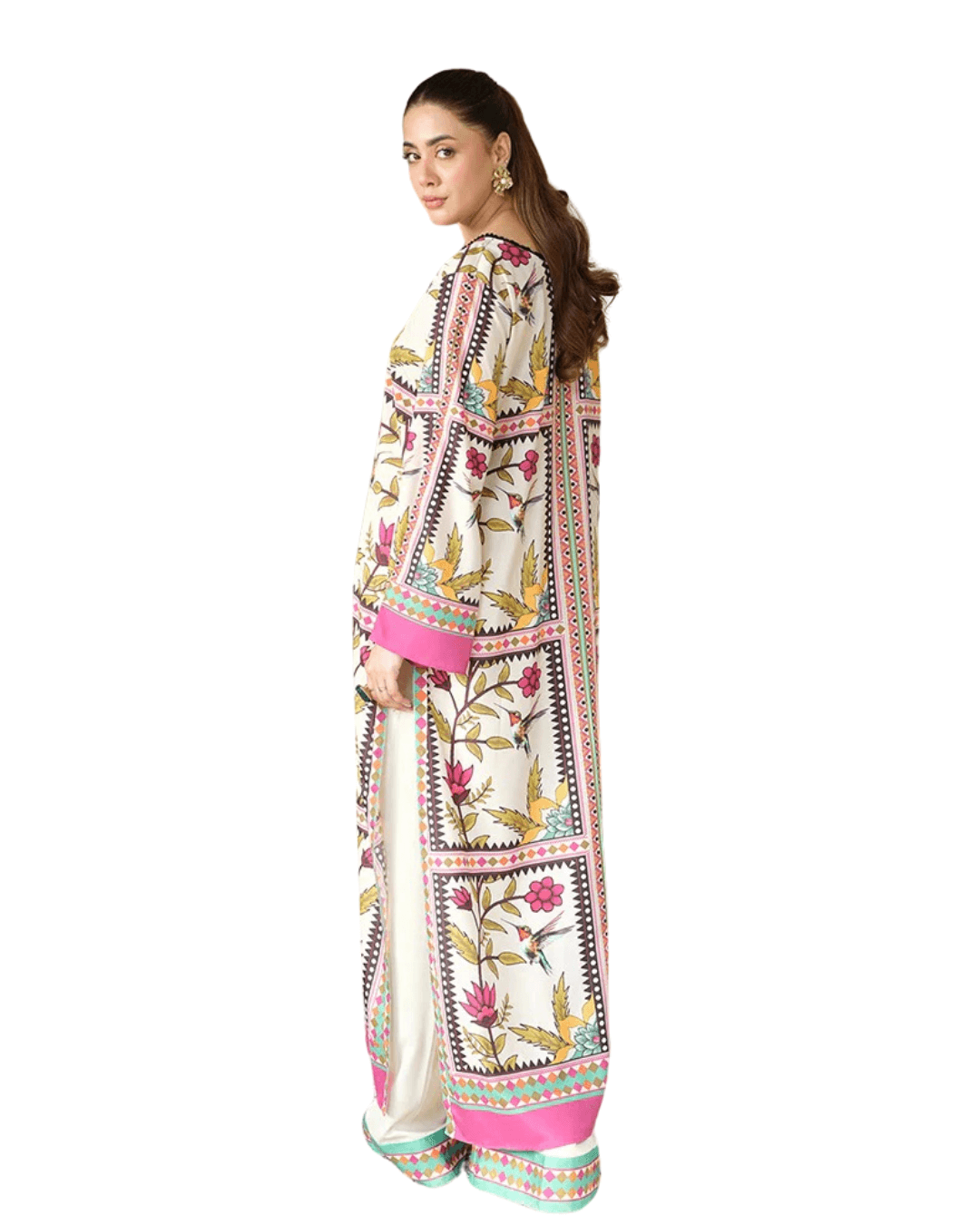 Z24 – Stitched 2 Piece Printed Long Lawn Suit | Zlothes Fashion