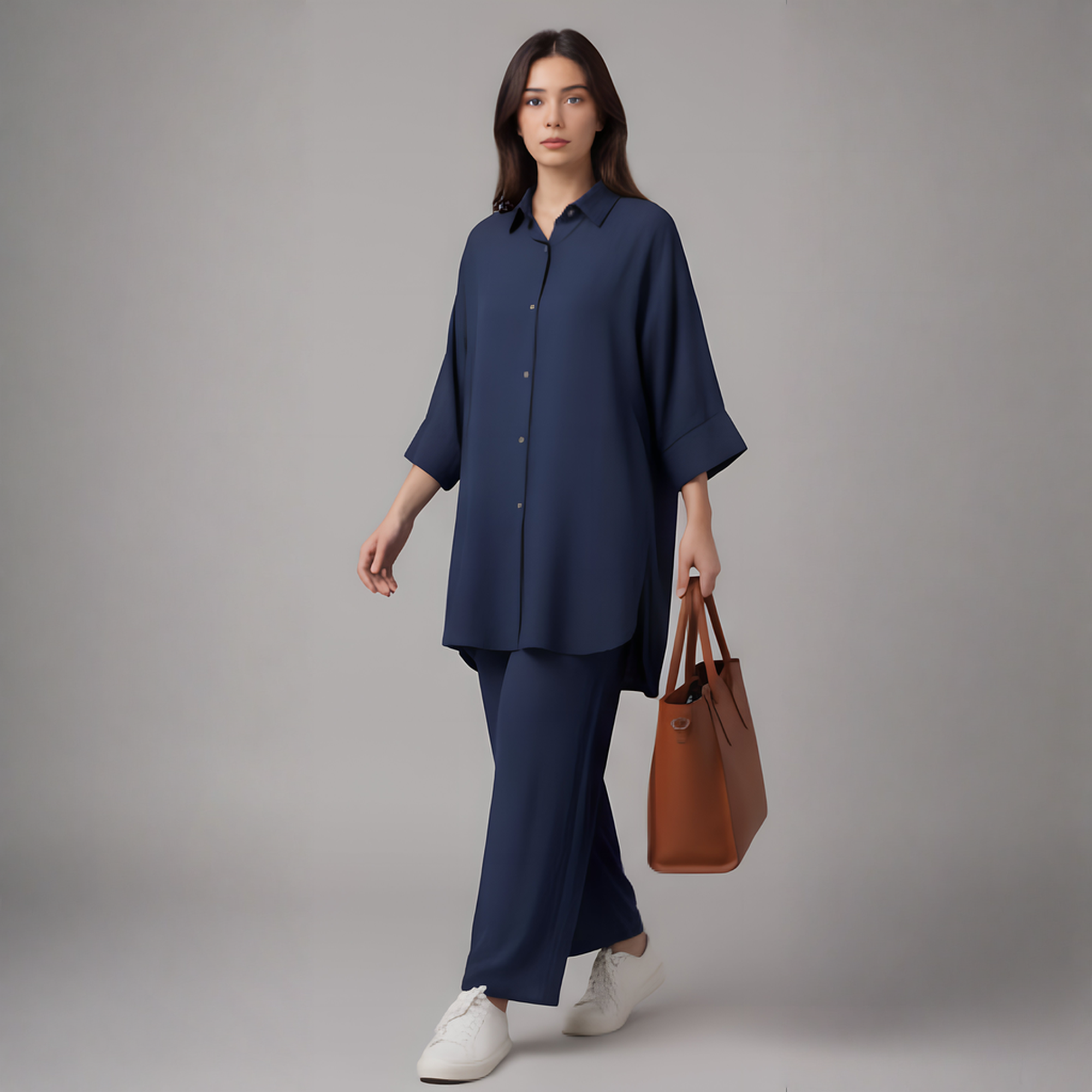 Midnight Flow Oversized Co-Ord Set