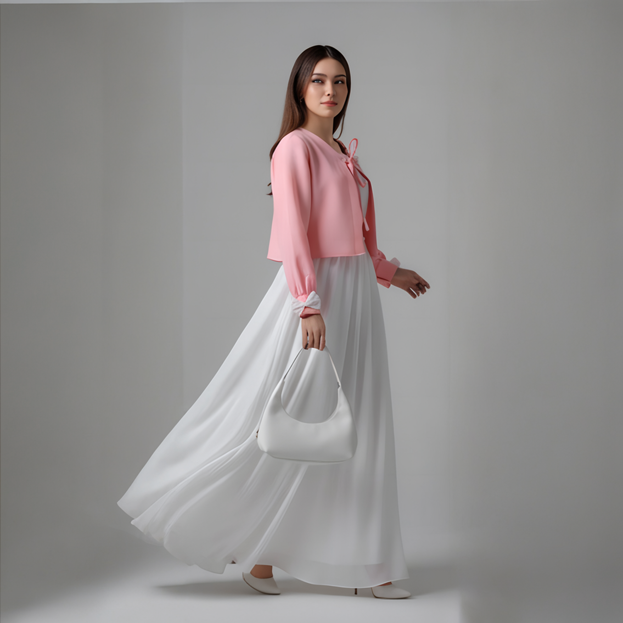 Blush Charm Maxi Dress