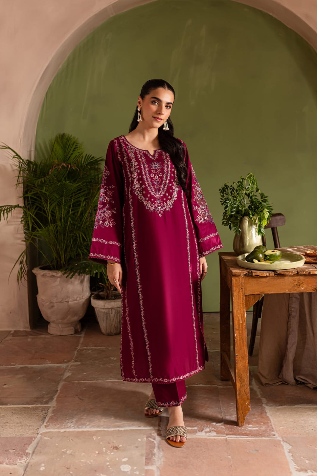 WN FASHION ZEENAT EMBD 2PC HEAVY EMBROIDERY