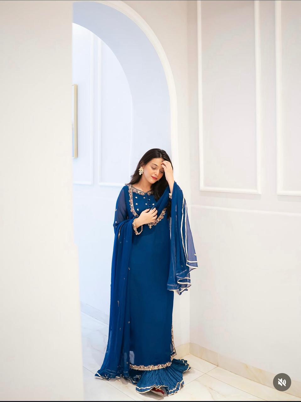 “WN Fashion NEW ARRIVAL”
Pure Chiffon Handwork