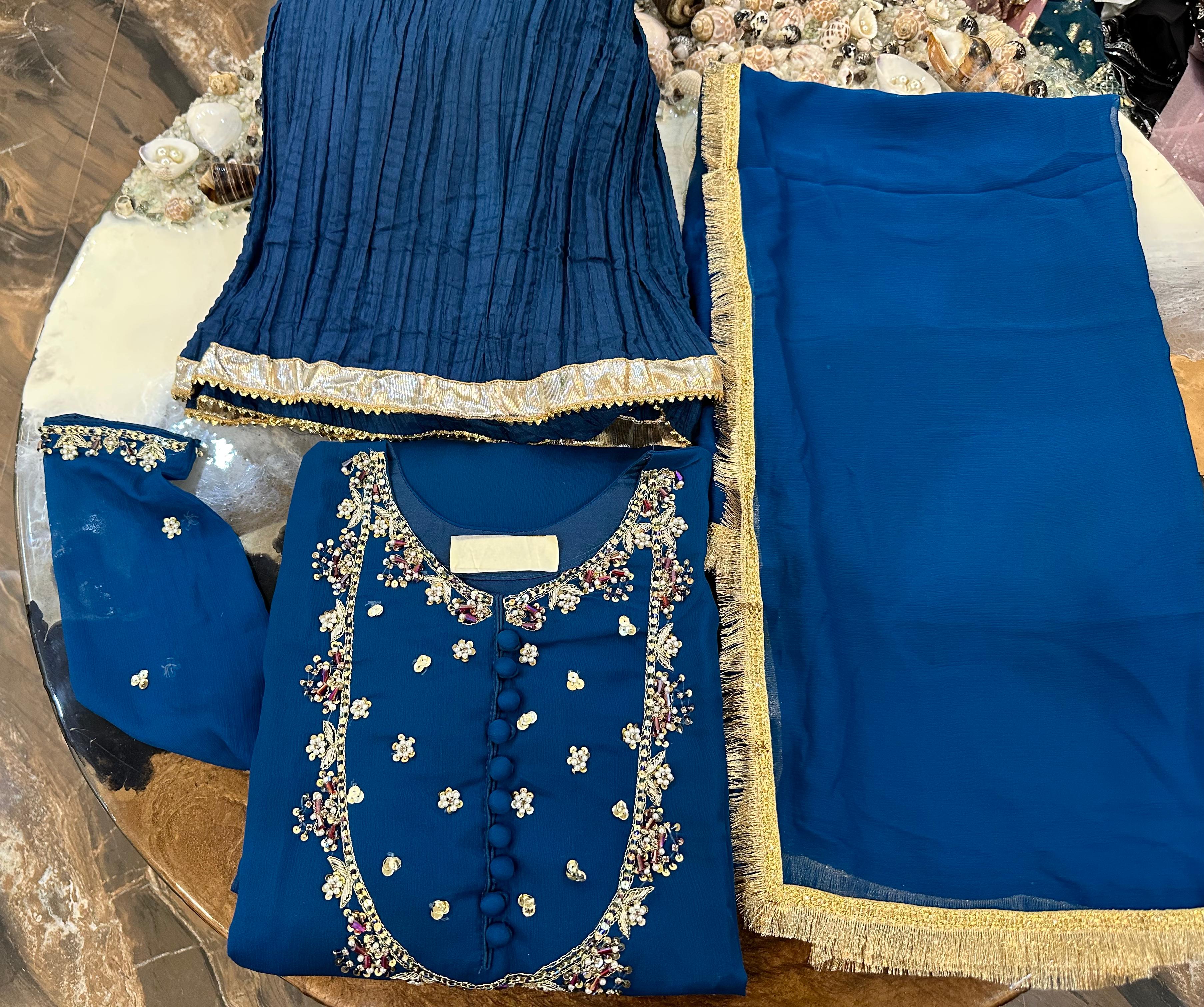 “WN Fashion NEW ARRIVAL”
Pure Chiffon Handwork