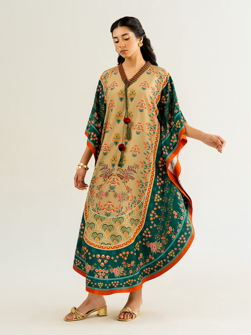 WN-062 Kaftaan Digital 2 Pcs