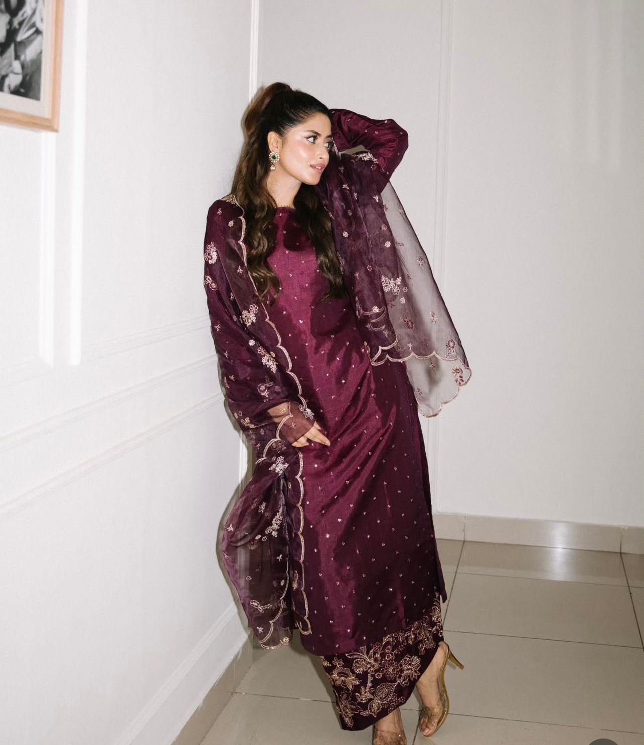 WN FASHION 3pcs Complete Pure Raw Silk