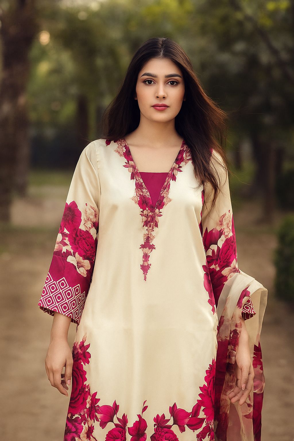 WN FASHION Newa Arrival 3pc silk