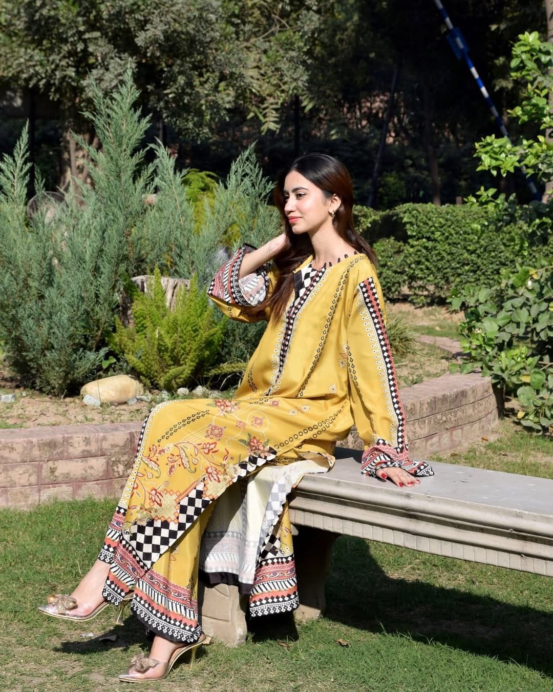 WN FASHION YELLOW BLUSH CO-ORD 2PC