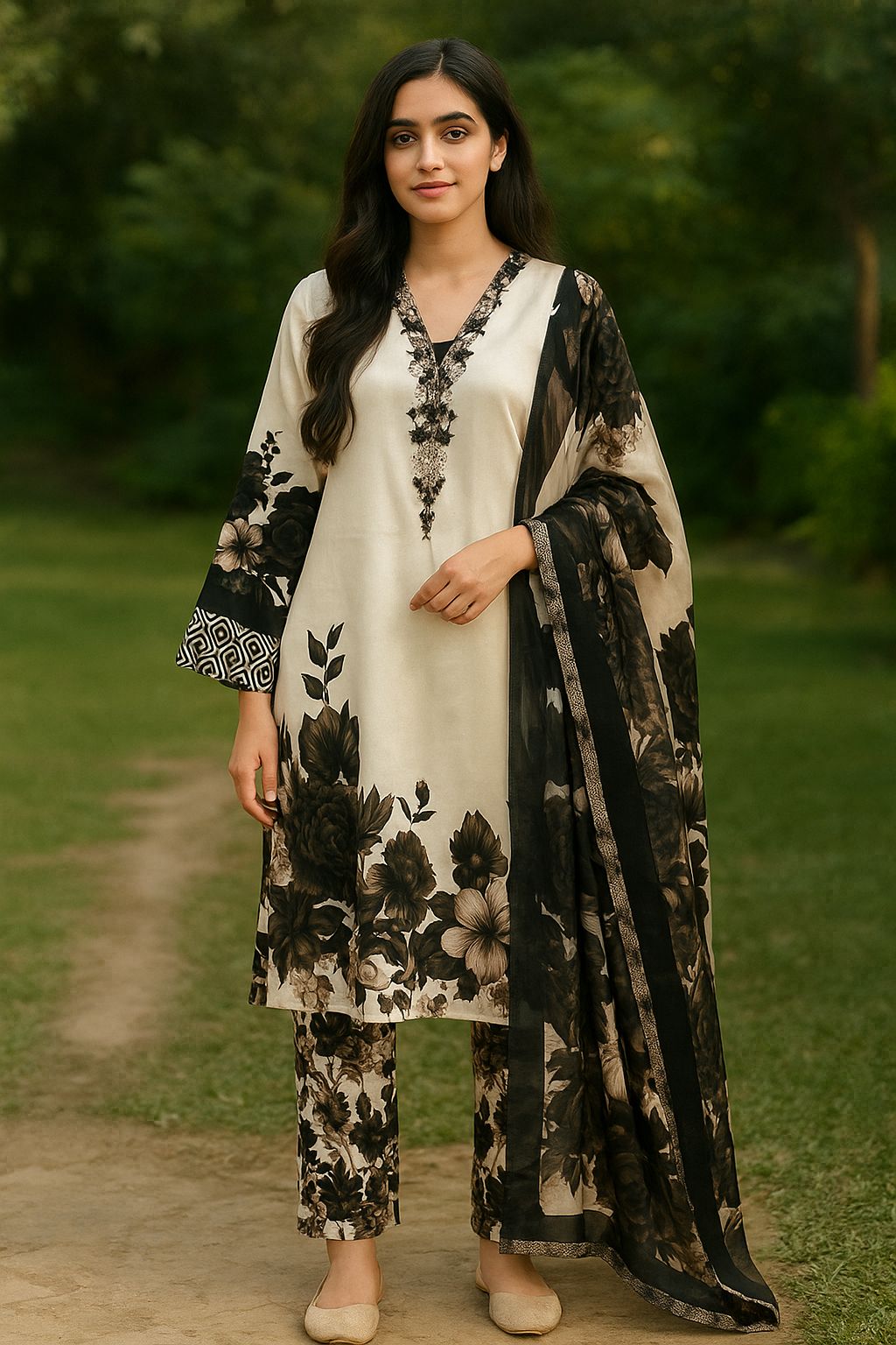 WN FASHION Newa Arrival 3pc silk